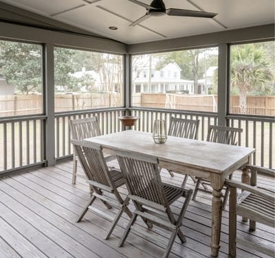 Custom outdoor spaces by Tru2Word Contracting. Serving the Greater Charleston area.